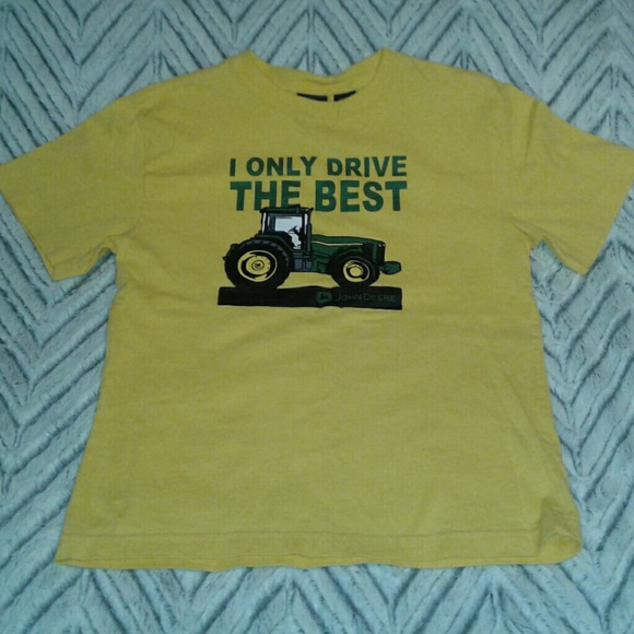 John Deere Tops - John Deere Tee Bright Yellow John Deere Tops - John Deere Tee Bright Yellow